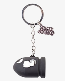 Bullet Bill Rubber 3d Keychain"  Srcset="data - Portachiavi Super Mario, HD Png Download, Free Download